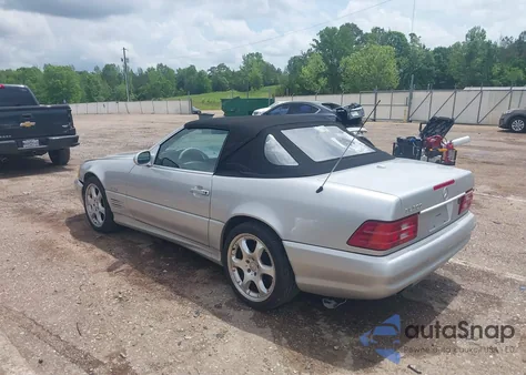 2002 Mercedes-Benz Sl 500 from USA, damaged, VIN WDBFA68F22F202906